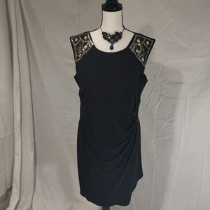 Black cocktail dress
